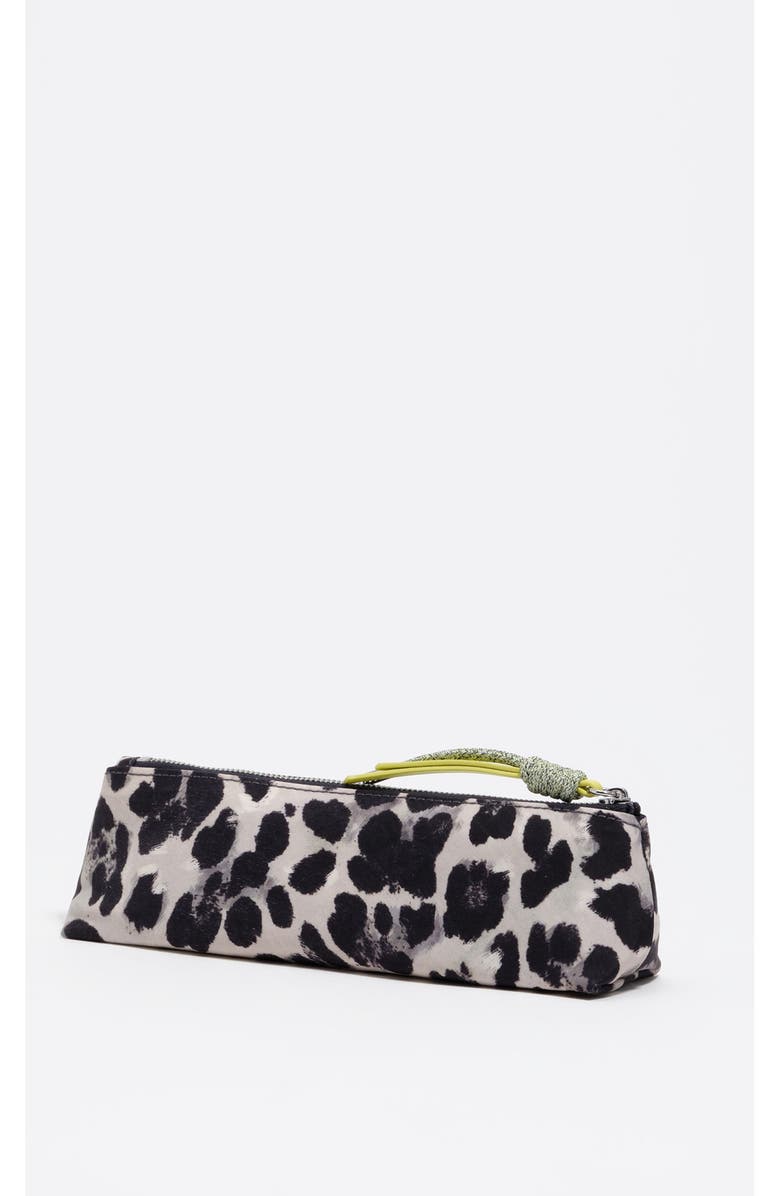 Bimba y Lola Gray Leopard Print Nylon Case, Alternate, color, Leopard Grey