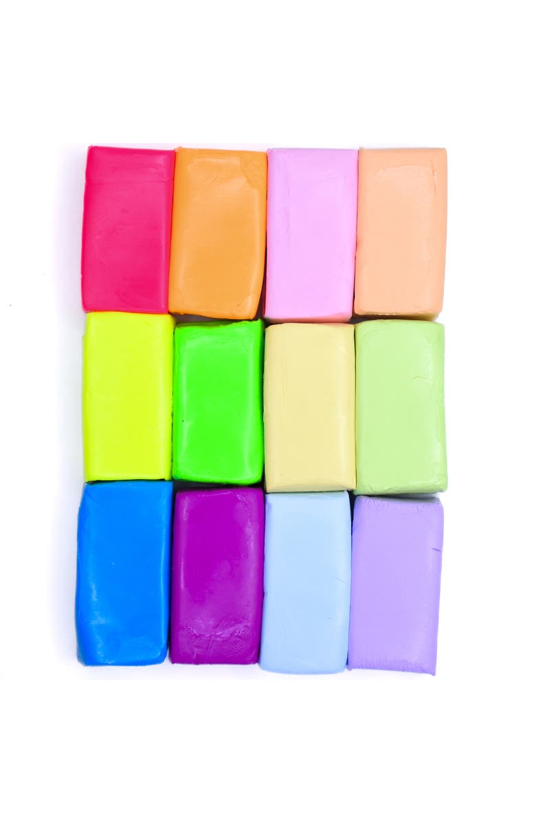 Sculpey Multipack, Premo Neons + Souffle Pastels, 24 Unique Color Bars, Sampler Pack, Alternate, color, 