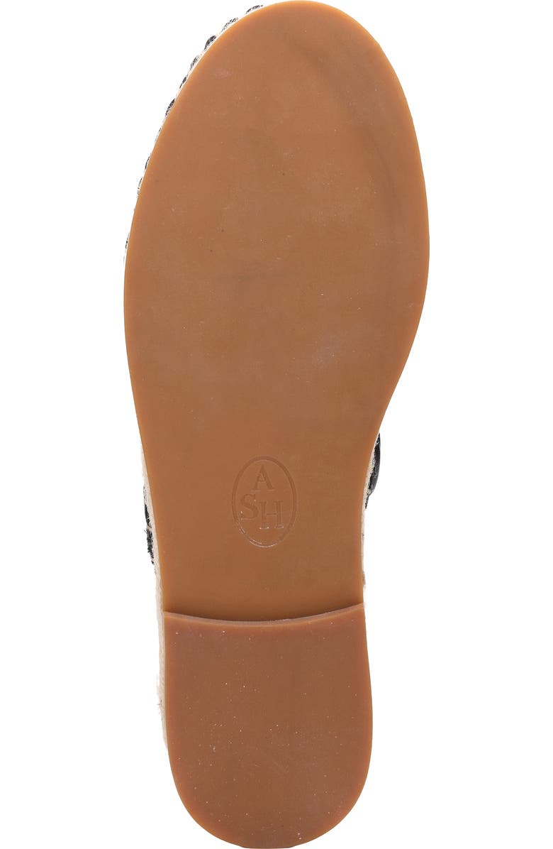 Ash Elly Espadrille Flat, Alternate, color, Black