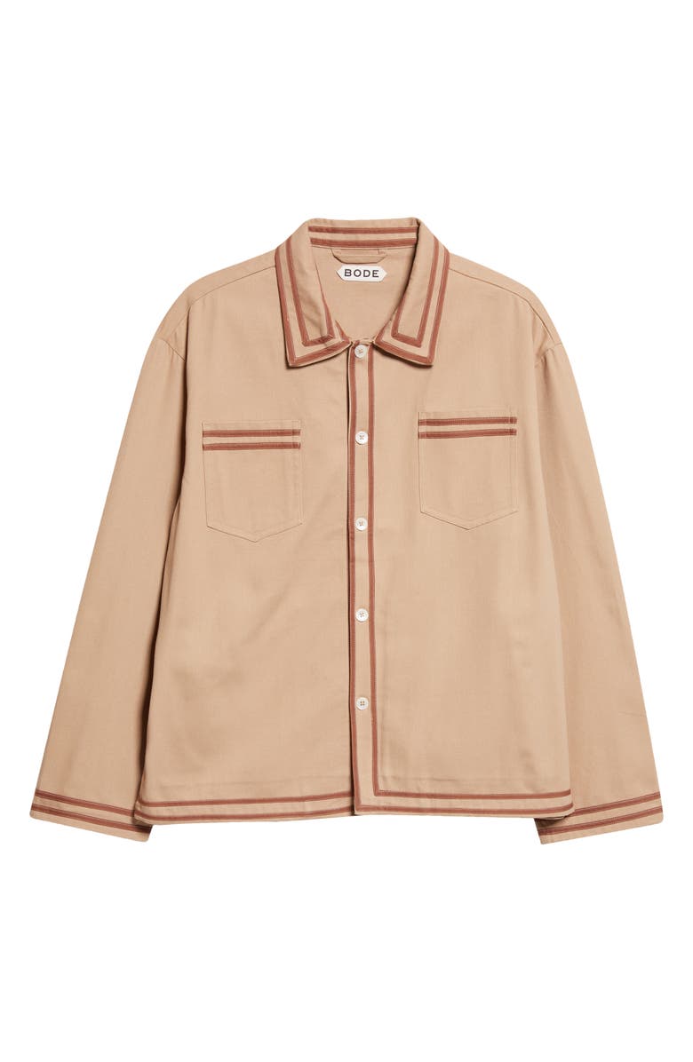 Bode Canteen Overshirt, Main, color, Khaki