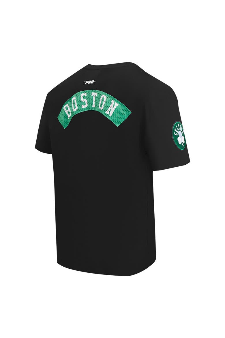Men's Pro Standard Black Boston Celtics Made To Play Drop Shoulder T-Shirt, Alternate, color, Black