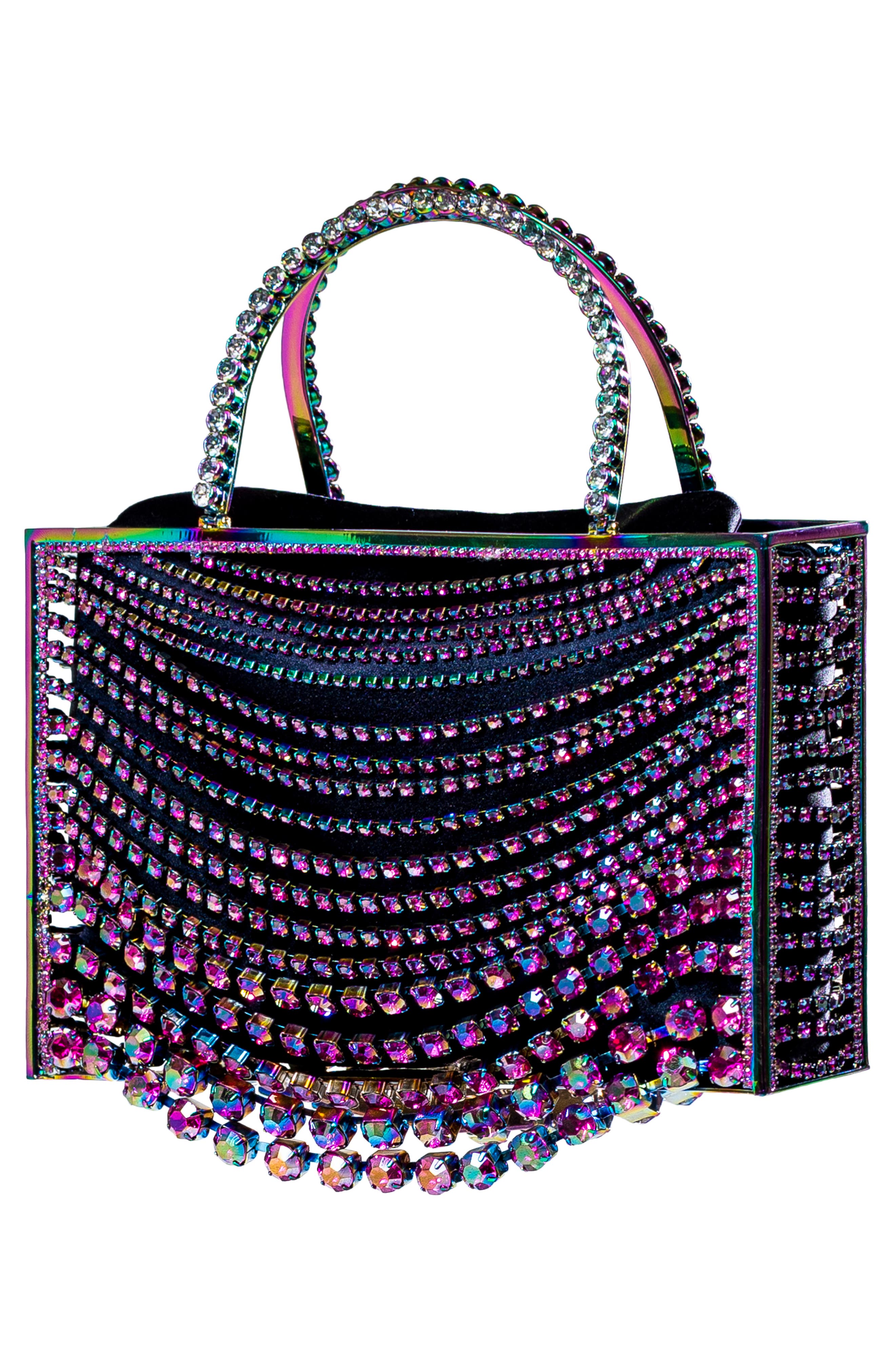 Benedetta Bruzziches Giulietta degli Spiriti Crystal Embellished Minaudière, Alternate, color, 