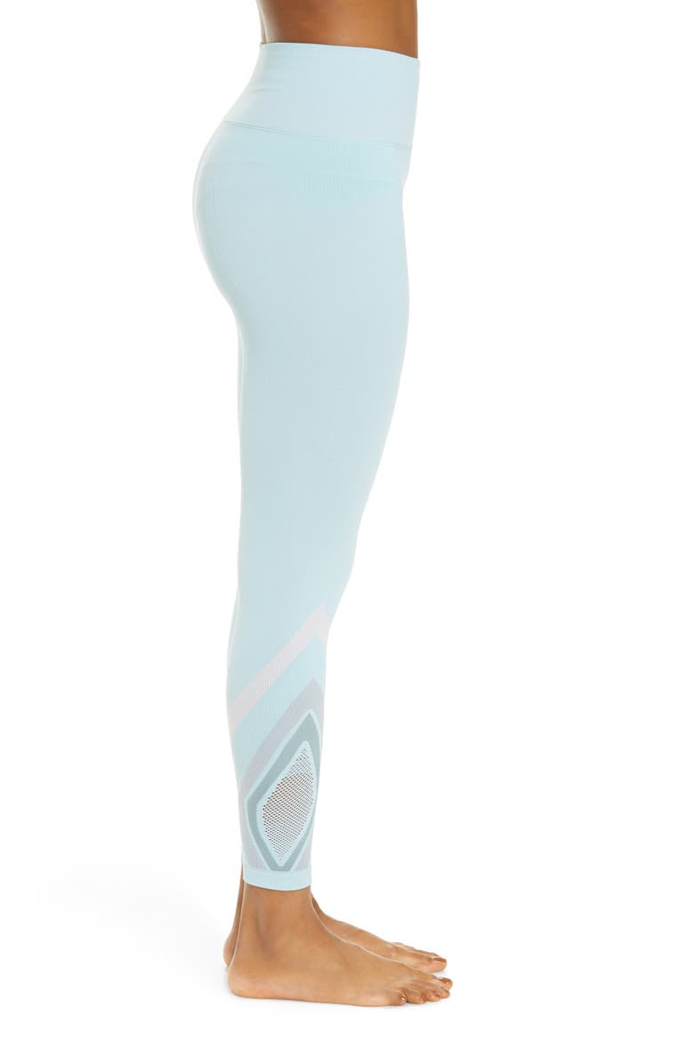 Free People FP Movement The Essence High Waist Leggings, Alternate, color, TEAL COMBO