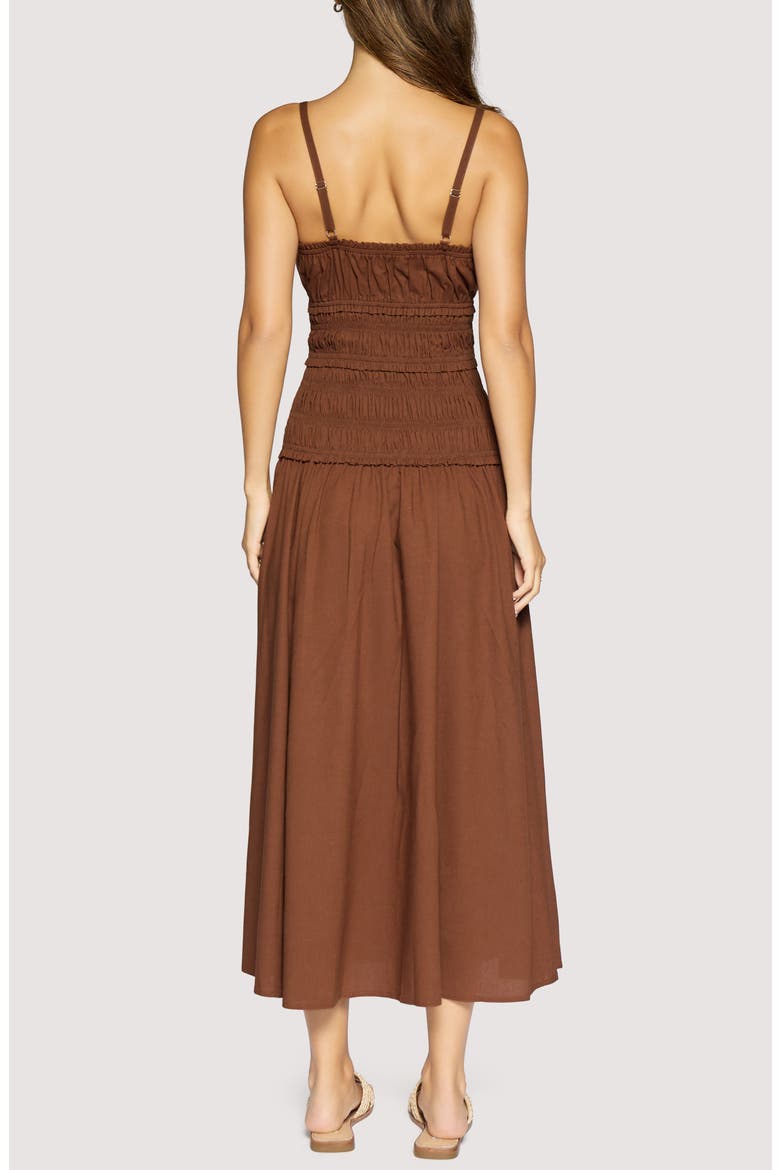 Inez Maxi Dress, Alternate, color, BROWN