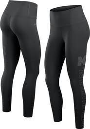 Nike Women's Nike Black Michigan Wolverines Zenvy Performance Leggings