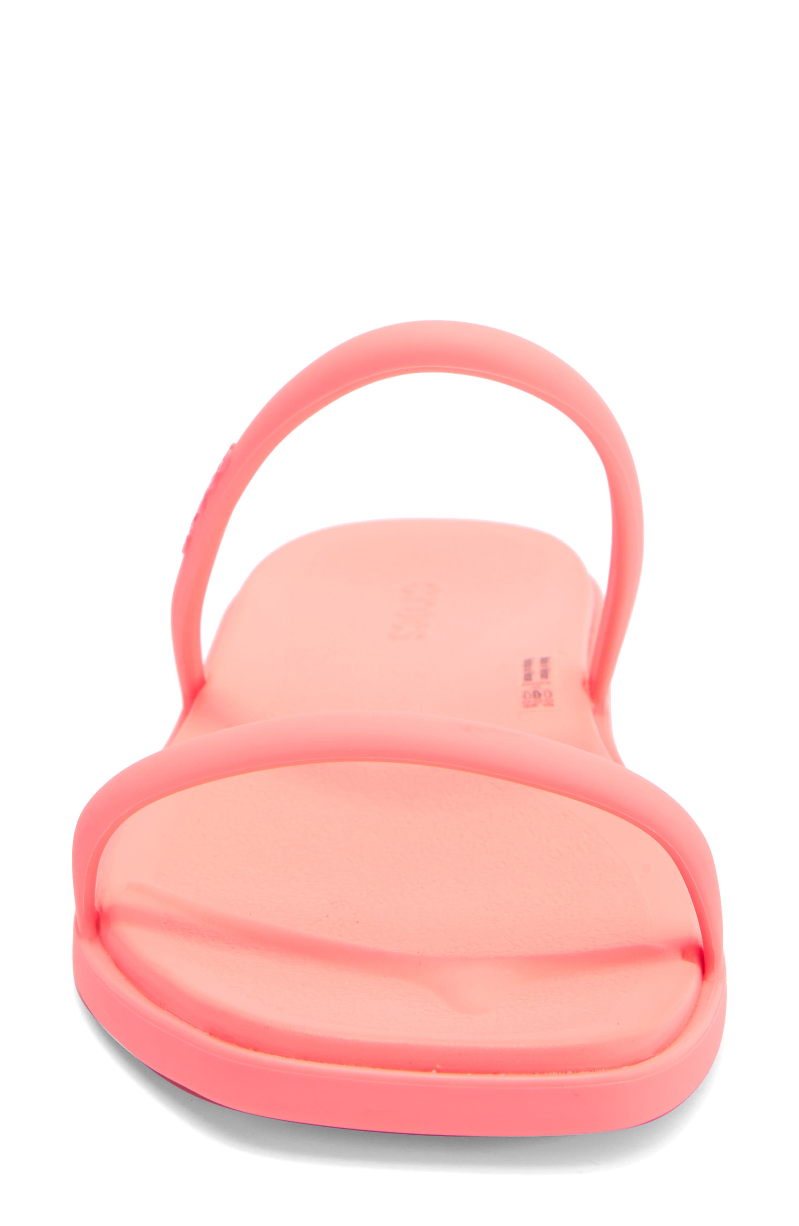 Miami Slide Sandal, Alternate, color, GUAVA