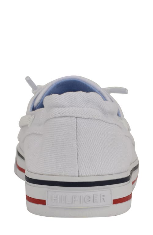 Tommy Hilfiger Oimate Boat Sneaker In White