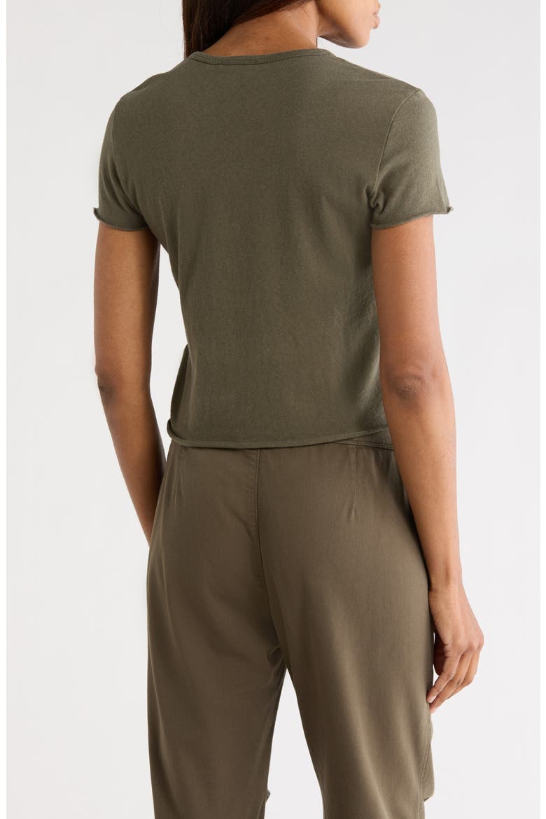 Shrunken Tee, Alternate, color, ARMY GREEN