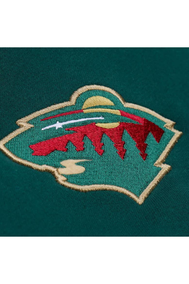 Men's Mitchell & Ness Green Minnesota Wild Team Legacy Hoodie, Alternate, color, Green