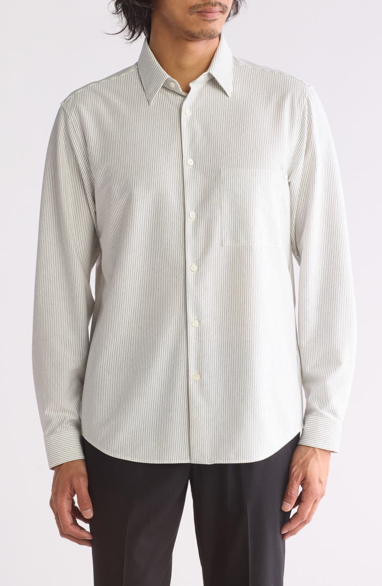 Theory Irving Structure Button-Up Shirt, Main, color,