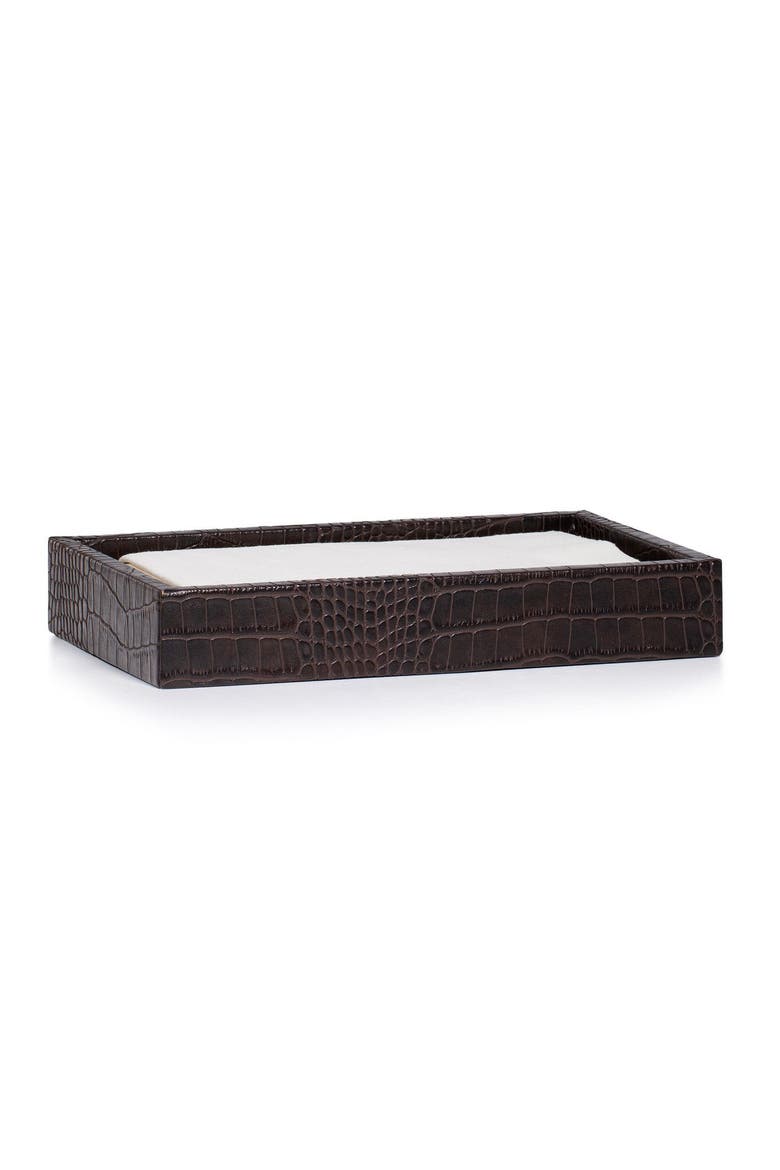 Gator Brown Towel Tray, Alternate, color, BROWN