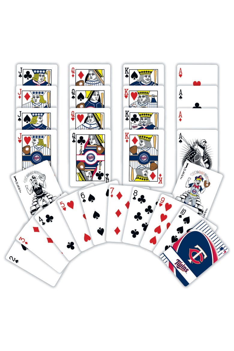 Minnesota Twins Playing Cards, Alternate, color, Multicolor
