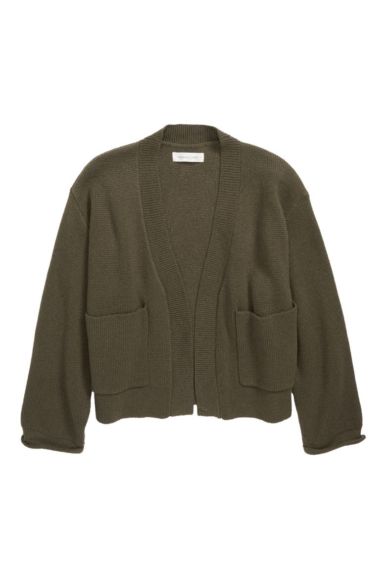 Pocket Cardigan, Main, color, OLIVE SARMA