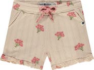 Stains and Stories by Babyface Floral Print Pointelle Short