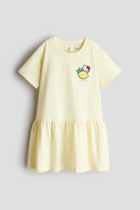Motif-detail T-shirt Dress