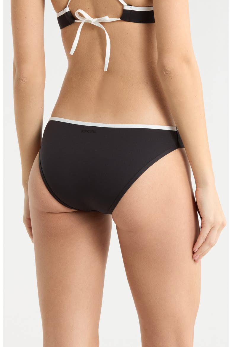 Mirage Fusion Hipster Bikini Bottoms, Alternate, color, BLACK