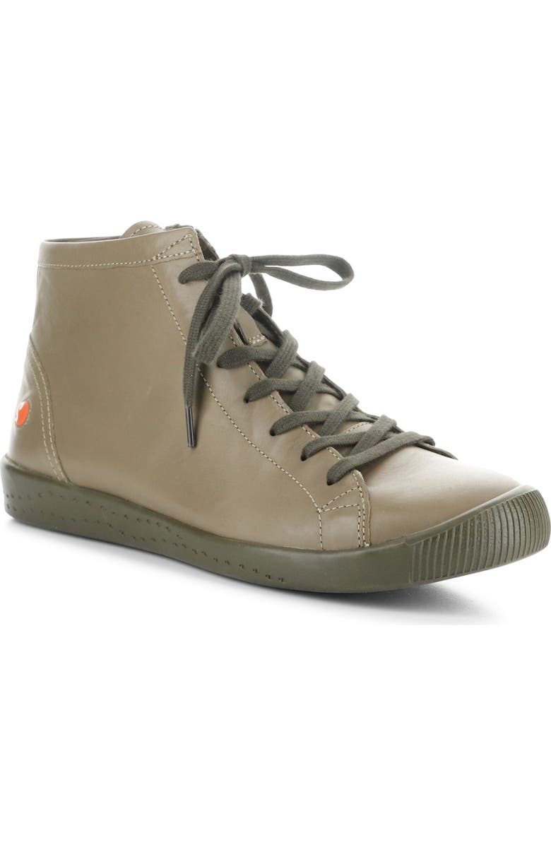 Softinos by Fly London Ibbi Lace-Up Sneaker, Main, color, 030 Sludge Supple Le