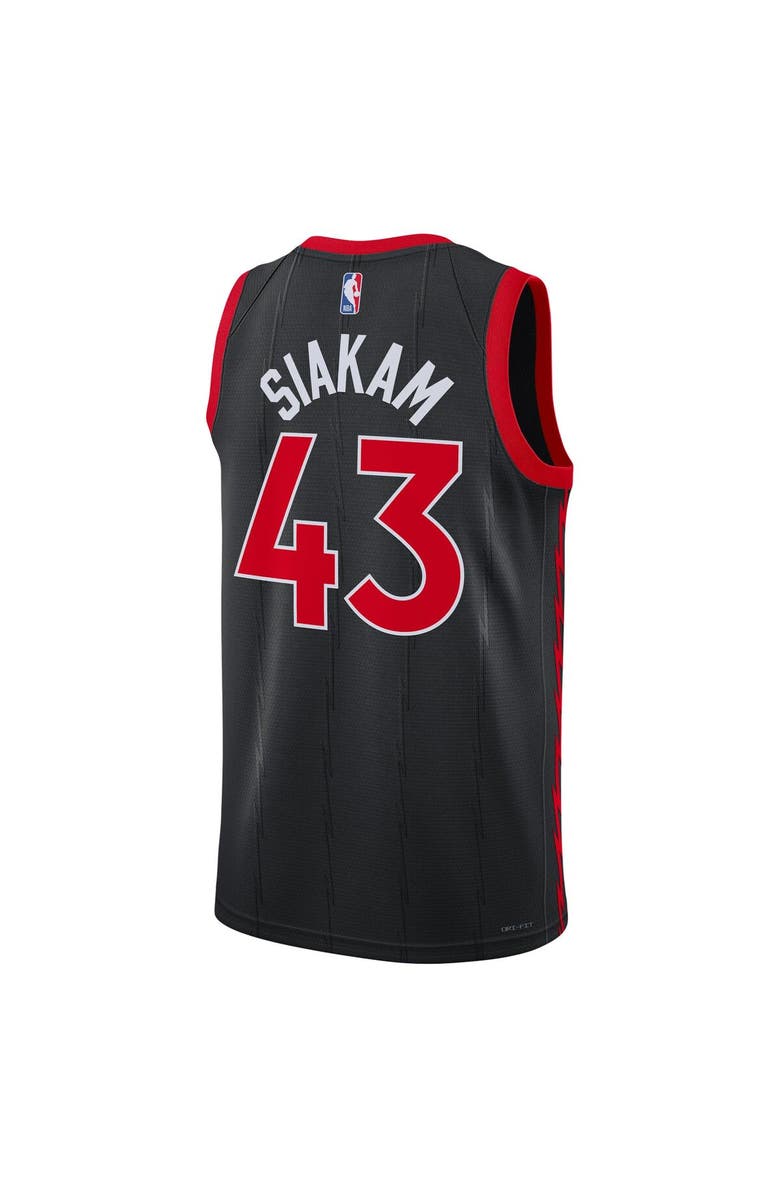 Jordan Brand Unisex Jordan Brand Pascal Siakam Black Toronto Raptors Swingman Jersey - Statement Edition, Alternate, color, 