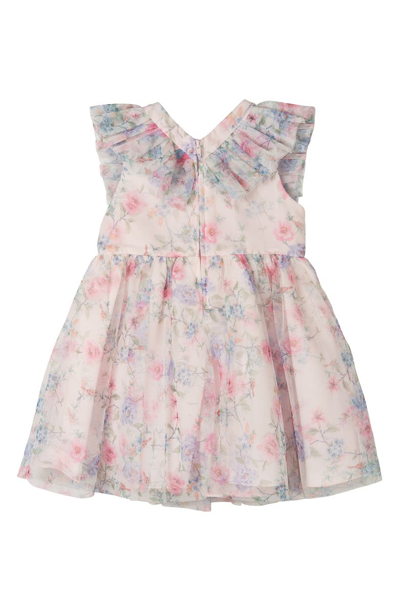 Rare Editions Kids' Floral Mesh Dress, Alternate, color,