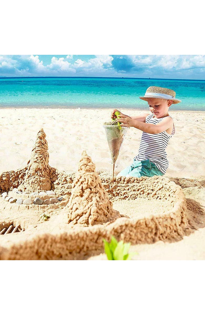 HABA Spilling Funnel XXL - Ultimate Sand & Water Mixing Toy, Beach Toys for Kids Ages 4-8, Sand Castle Building Kit, Toddler Beach Essentials, Alternate, color, Green Multi