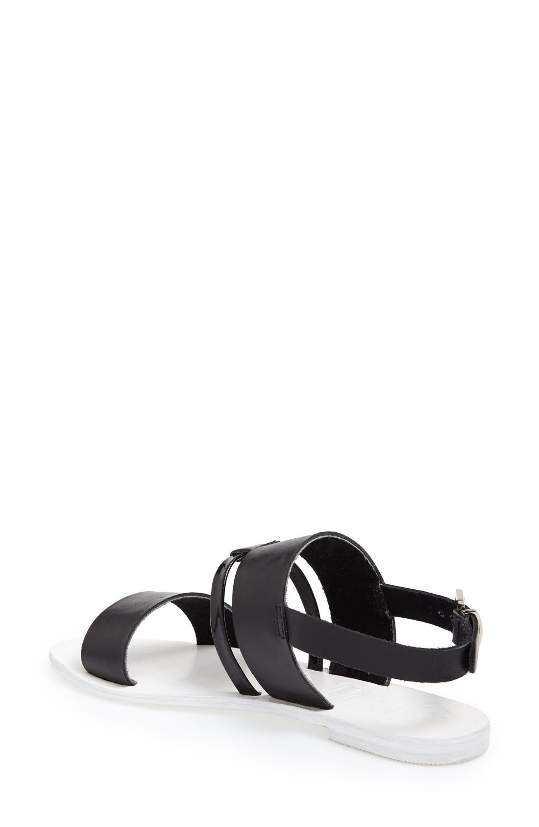 'Adelaide' Sandal, Alternate, color, BLACK