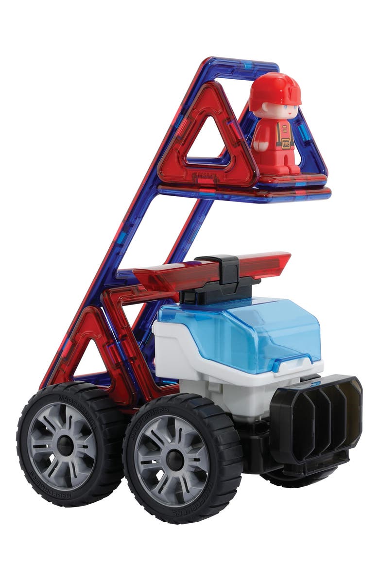 Magformers Amazing Police & Rescue 26-Piece Magnetic 3D Construction Set, Alternate, color, 