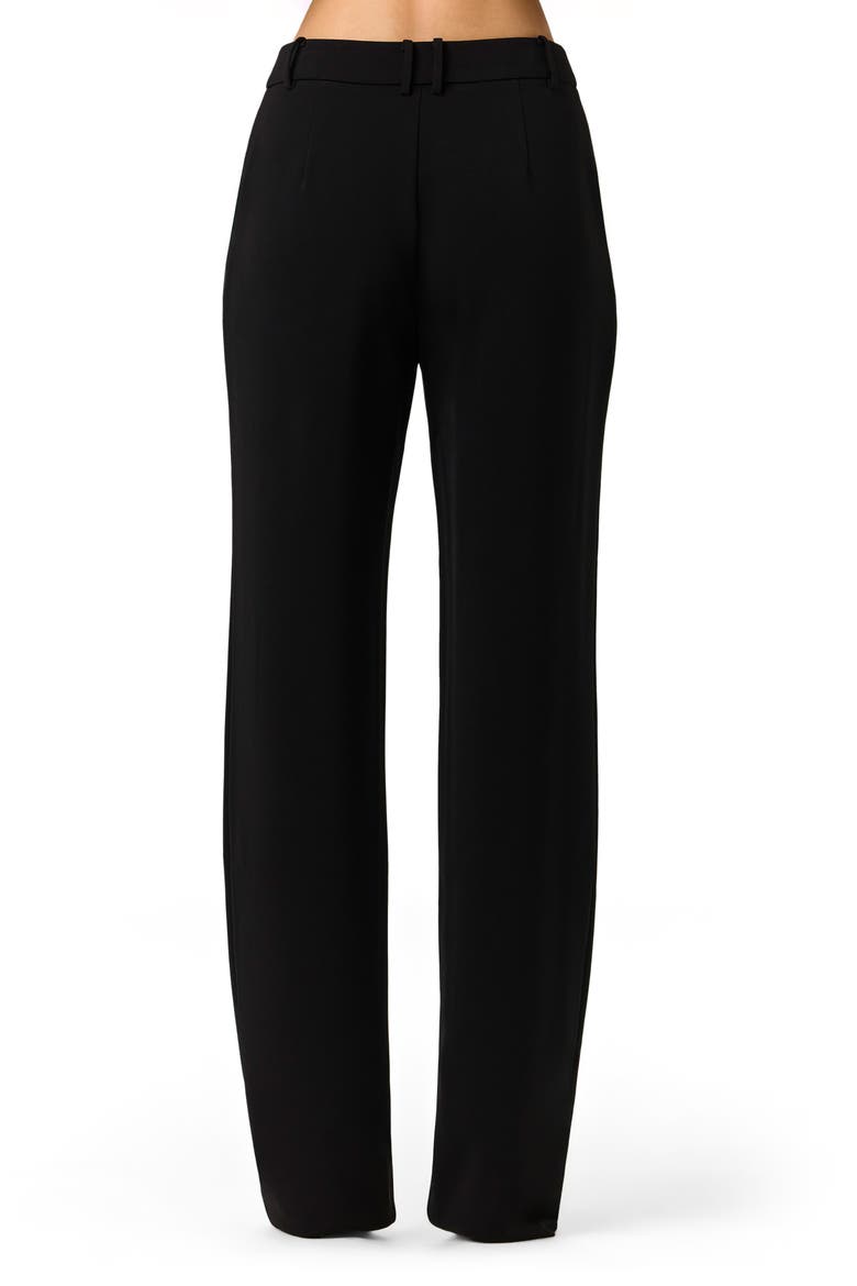 High Waist Suiting Pants, Alternate, color, BLACK