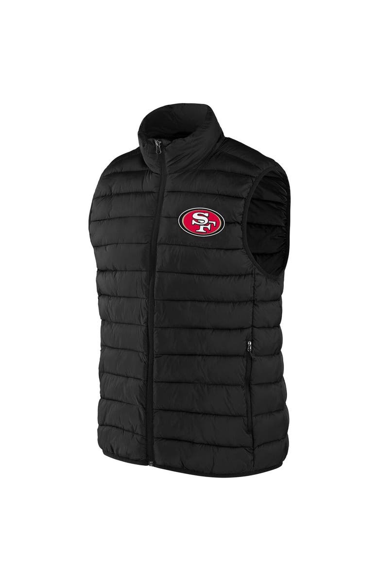 NFL X DARIUS RUCKER Men's NFL x Darius Rucker Collection by Fanatics Black San Francisco 49ers Faux Down Full-Zip Vest, Alternate, color, 
