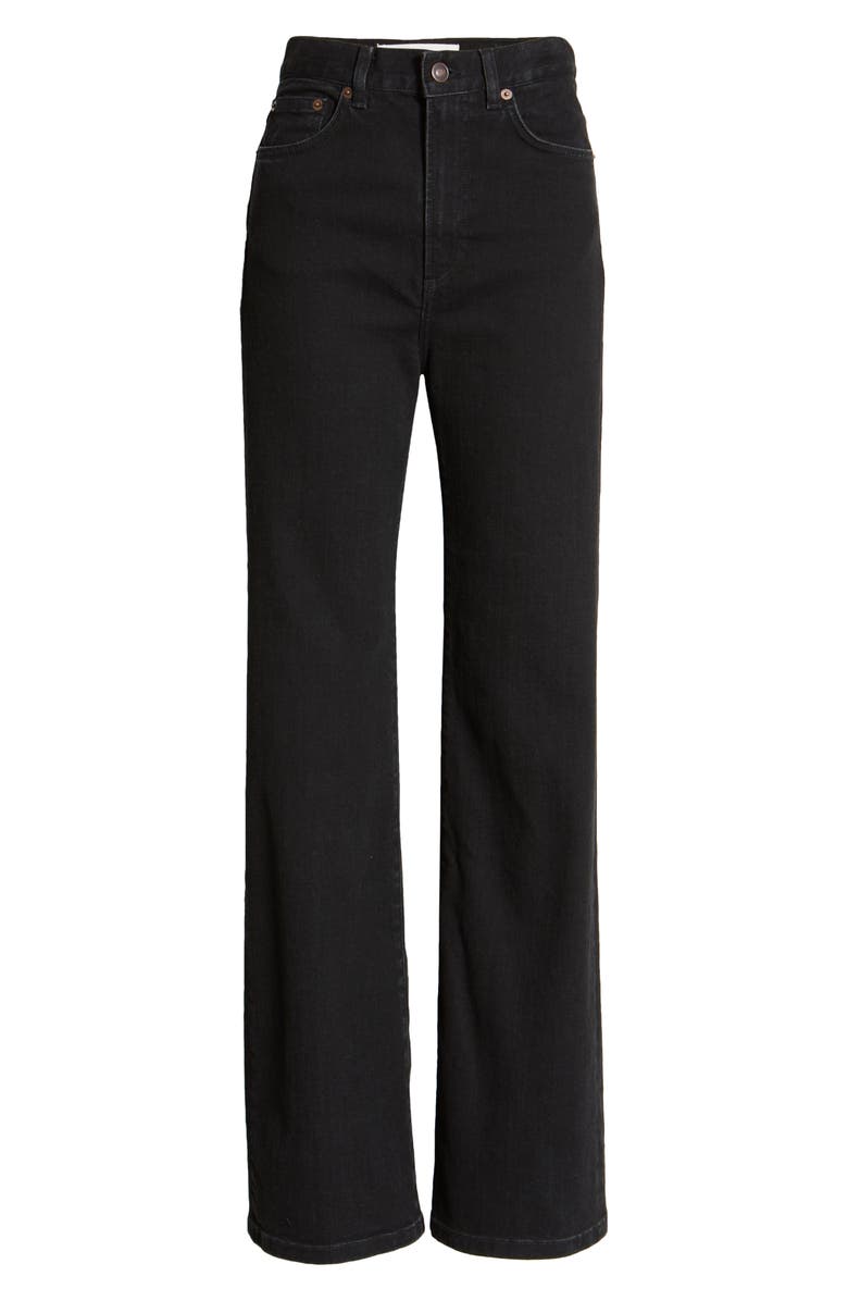 JEANERICA Pyramid High Waist Flare Jeans, Alternate, color,