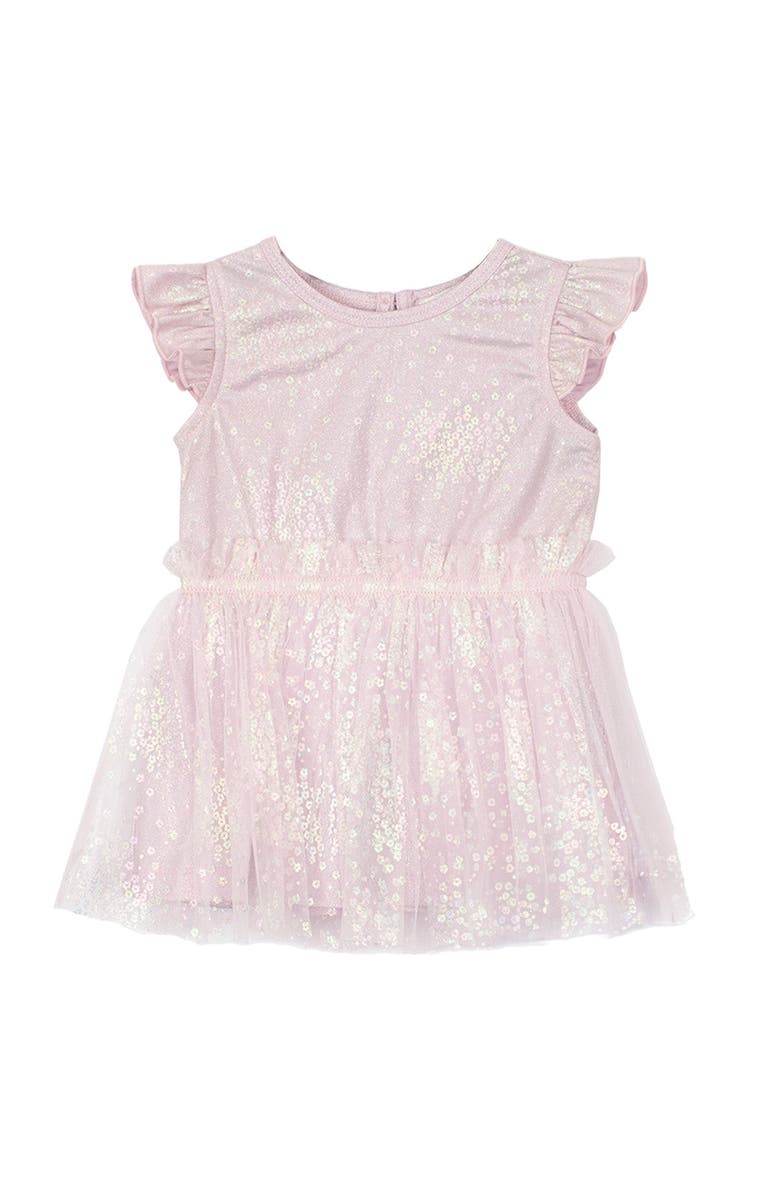 Isobella & Chloe Periwinkle Baby Toddler Dress, Main, color, Purple