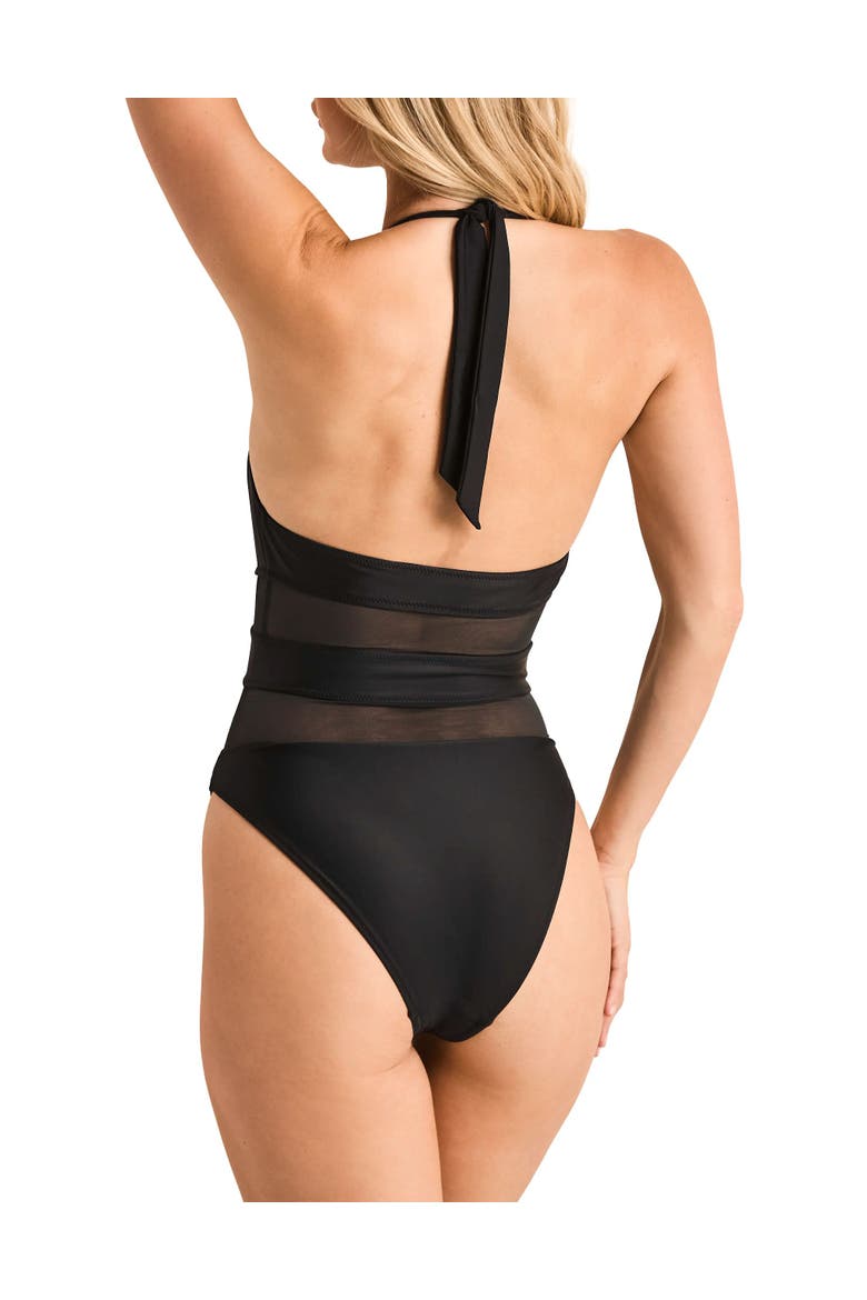 Rikki Swimwear Swim Bodysuit, Alternate, color, Black