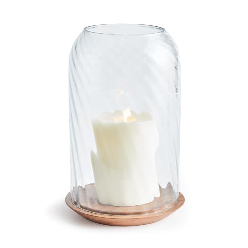 Napa Home & Garden Nira Hurricane Candle Holder Large In Brown