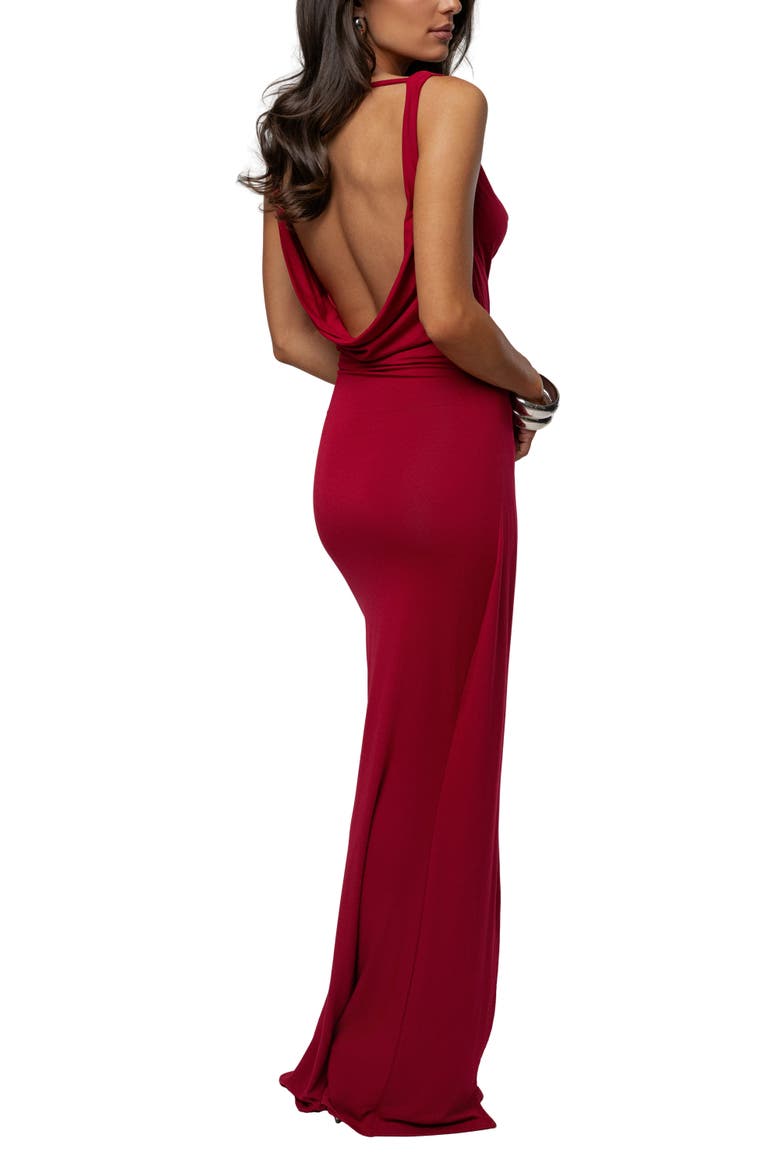 Divine State Maxi Dress, Alternate, color, Red