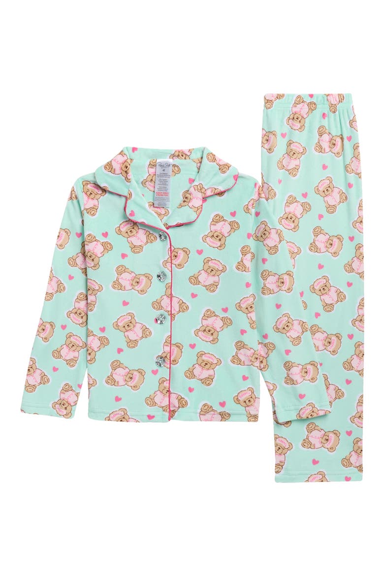 Kids' Velour Encore 2-Piece Pajamas, Main, color, BEARS