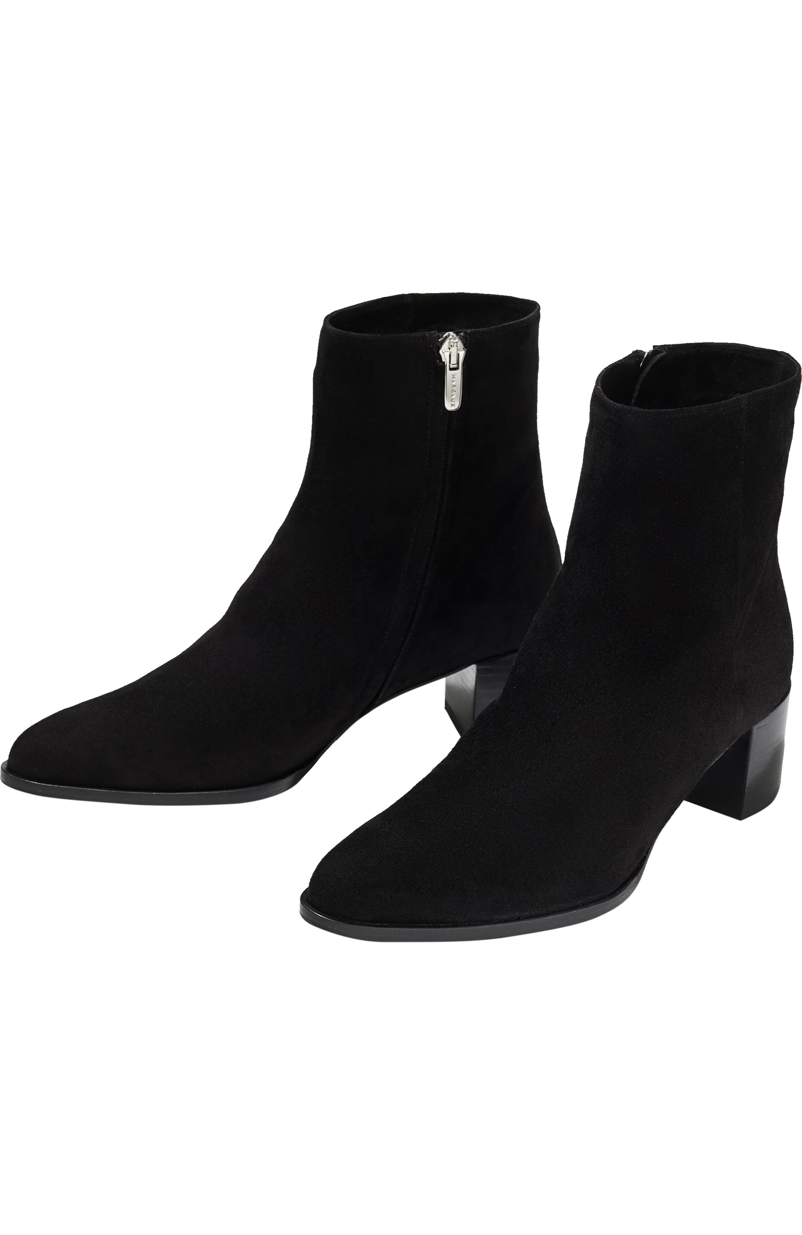 The Downtown Boot, Alternate, color, Black Suede