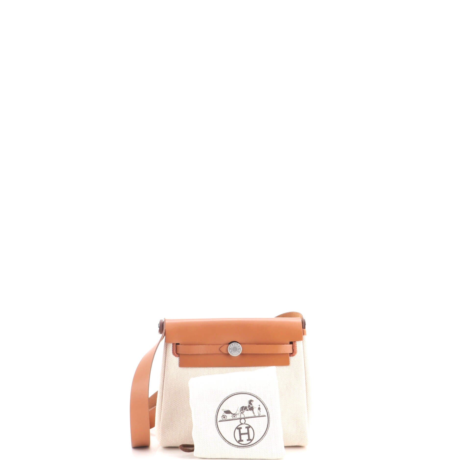 Herbag Zip Toile and Leather 20, Alternate, color, White
