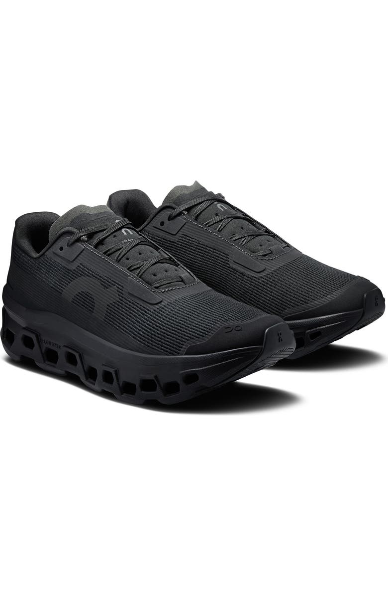 On Cloudmonster Void Sneaker, Main, color, Black/ Black