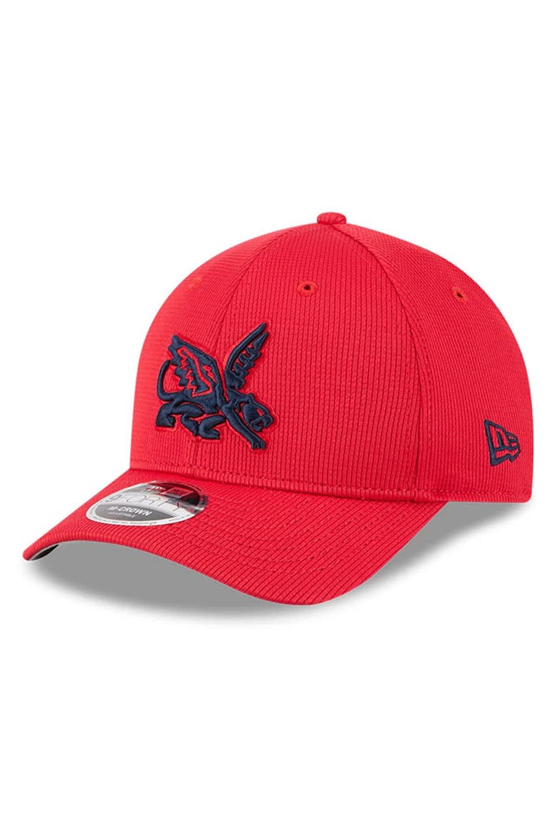 Men's New Era Red Texas Rangers City Connect Batting Practice 9FORTY M-Crown Adjustable Hat, Main, color, Red
