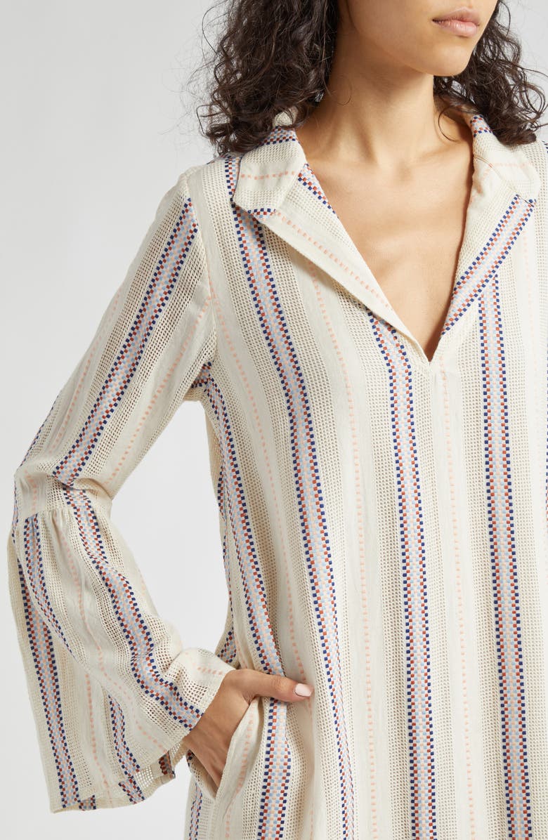 MILLE Jacqueline Stripe Long Sleeve Shift Dress, Alternate, color,