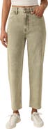 Faherty High Waist Slim Straight Leg Jeans