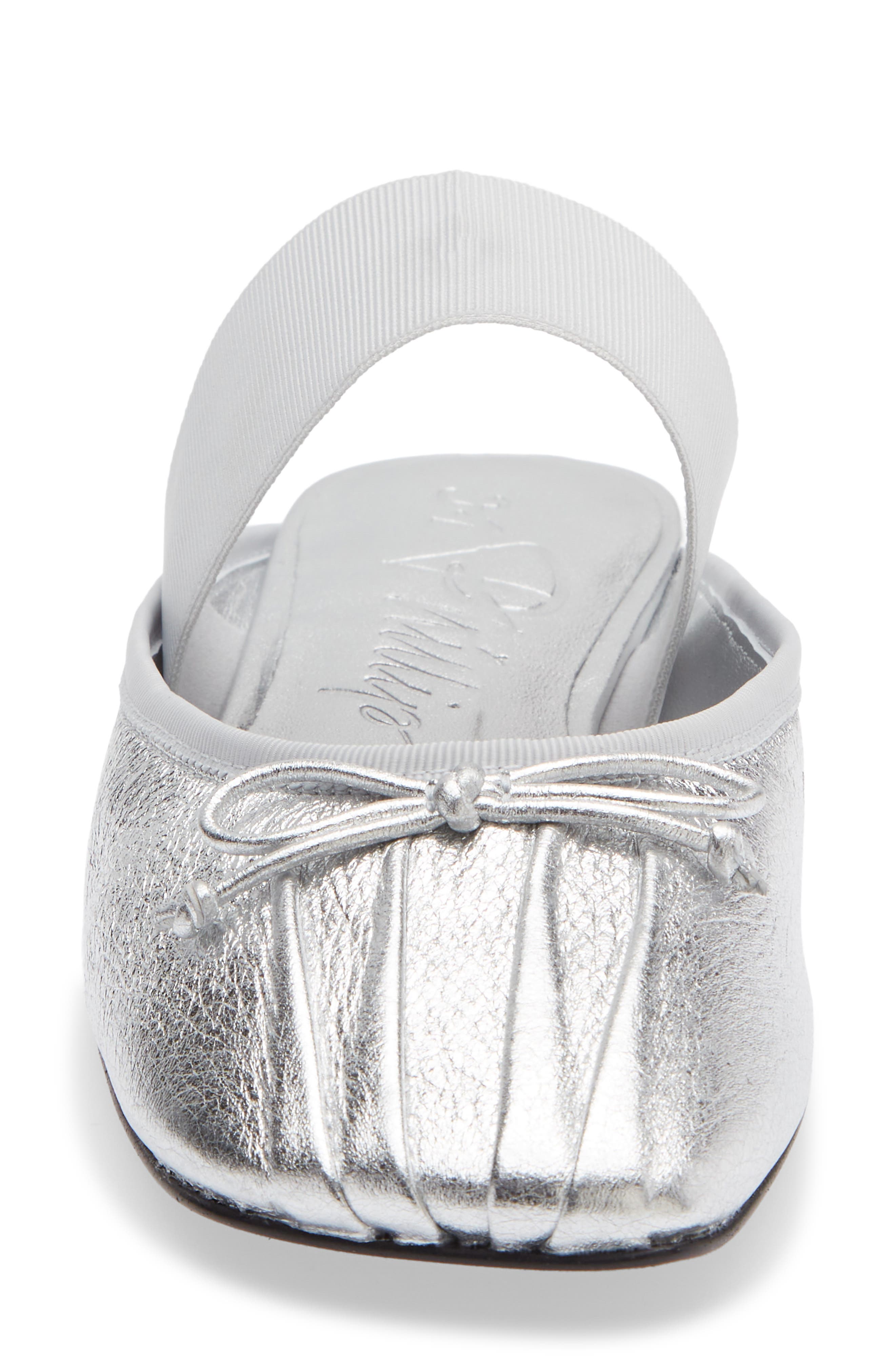 Ballerina Mule, Alternate, color, SILVER