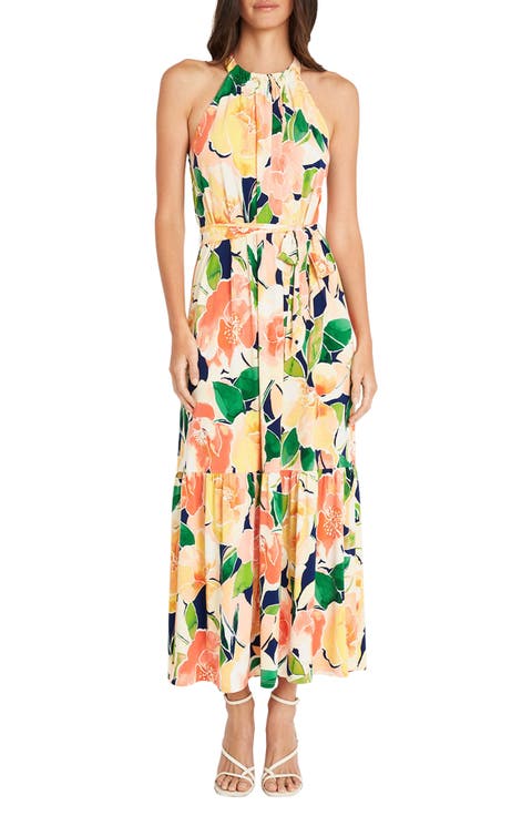 High Neck Maxi Dress