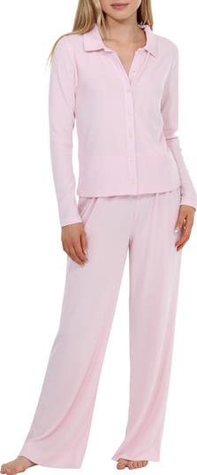 Coffee Club Waffle Knit Pajamas