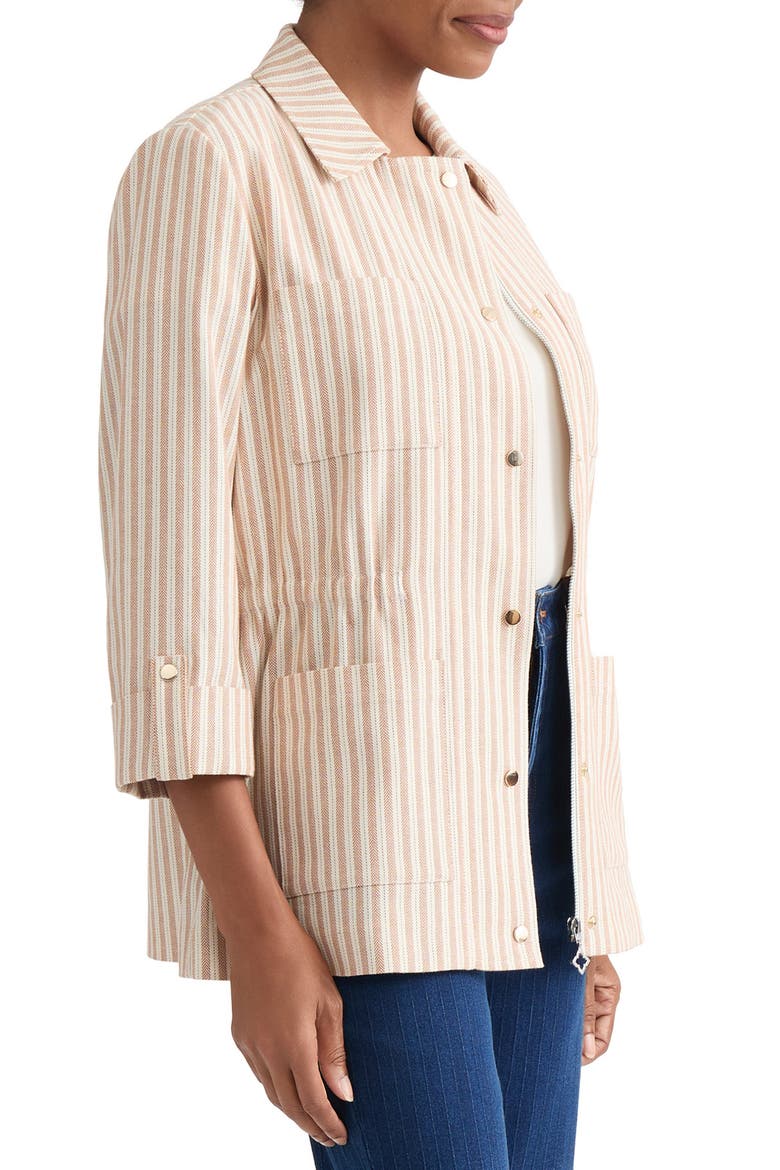 Anorak Jacket, Alternate, color, WHITE SAND/ MAPLE SPICE