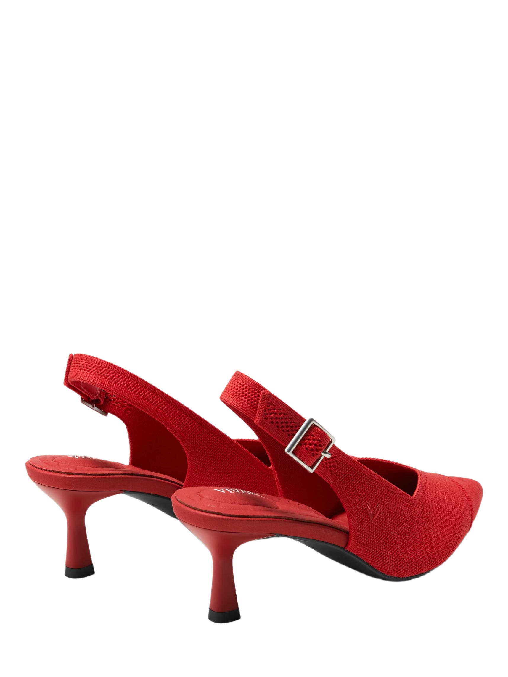 Addison Pointed-Toe Slingback Sandals, Alternate, color, Ruby  Red