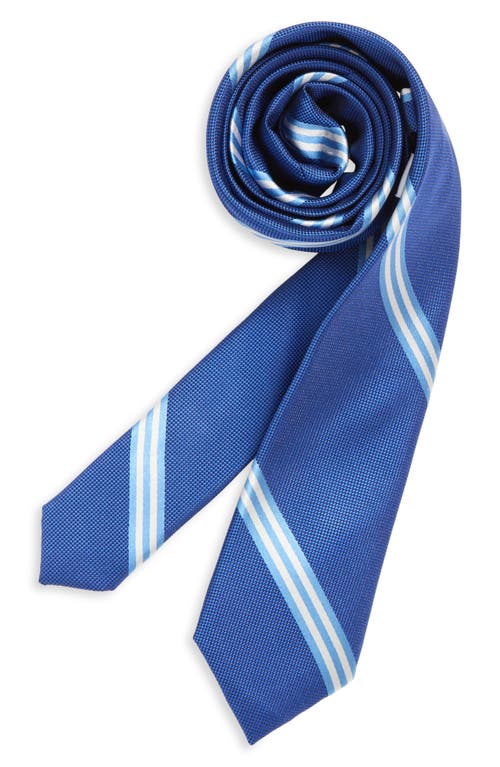 NORDSTROM NORDSTROM KIDS' LUKE STRIPE SILK BLEND TIE 