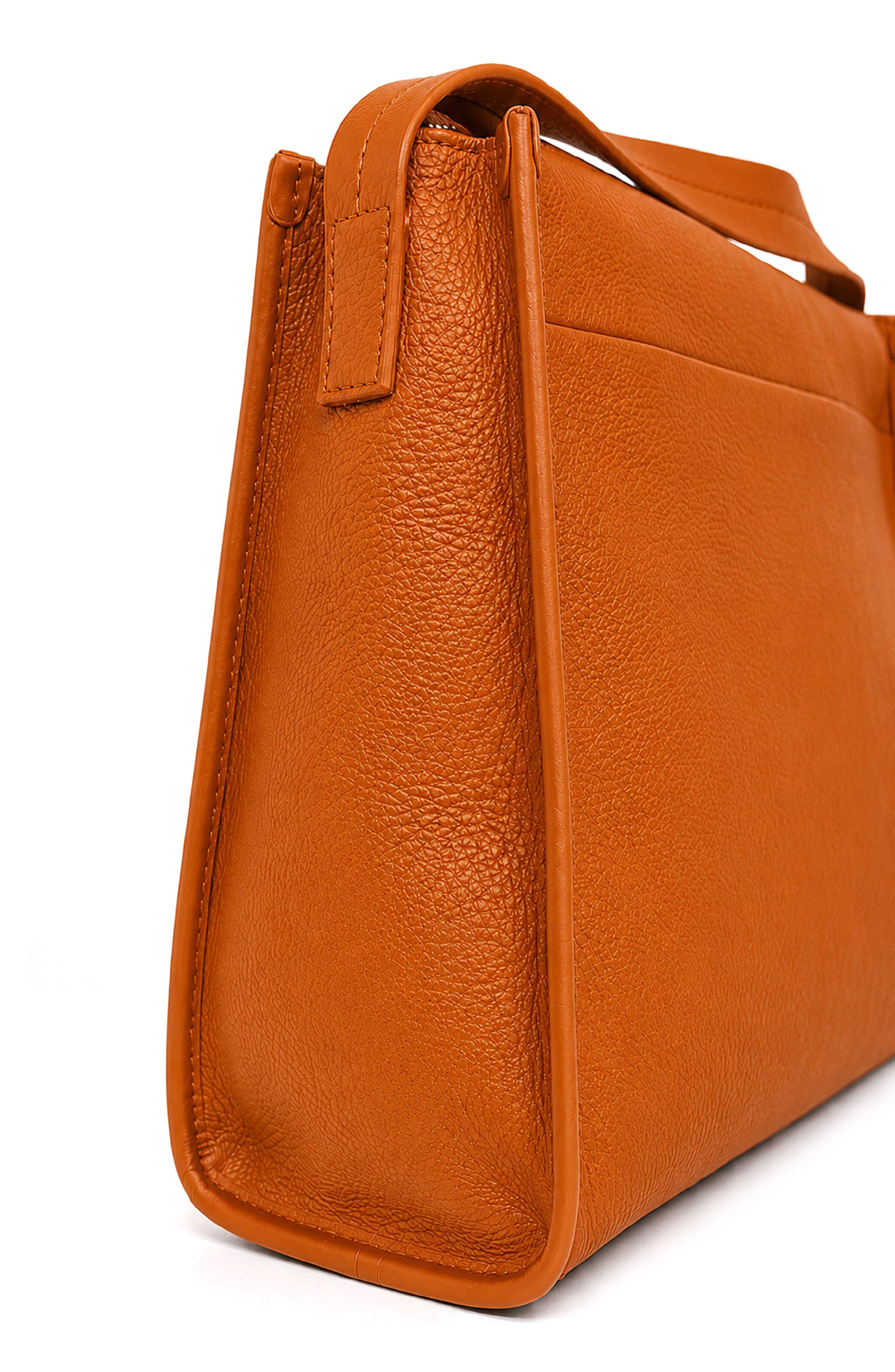 Eleanor Leather Crossbody Bag, Alternate, color, CARAMEL