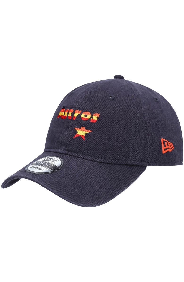 New Era Men's New Era Navy Houston Astros Fashion Core Classic 9TWENTY Adjustable Hat, Main, color, Navy