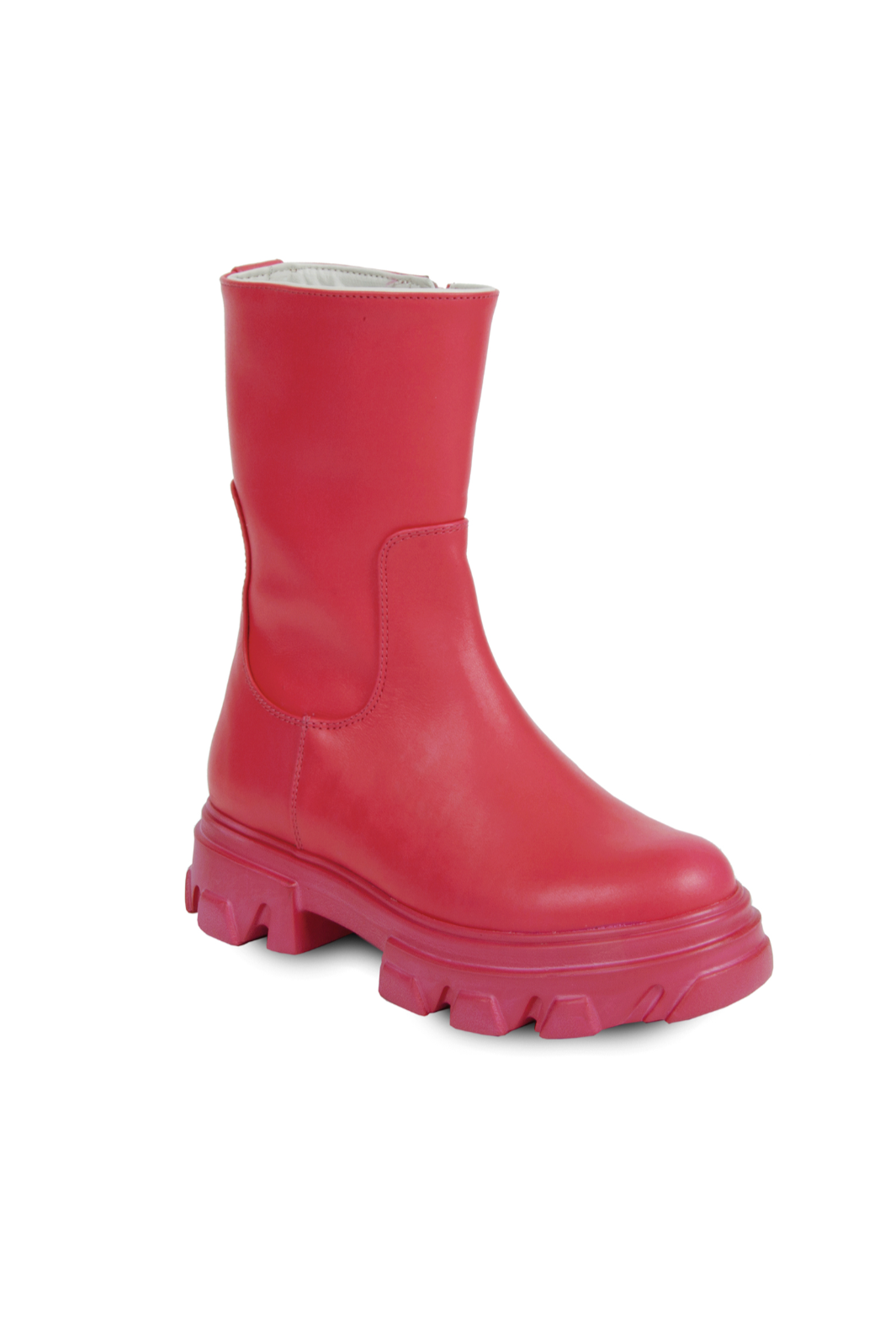 URBNKICKS Lydia Leather Boots, Main, color, Pink