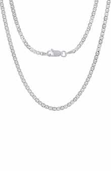 Sterling Silver Mariner Chain Necklace